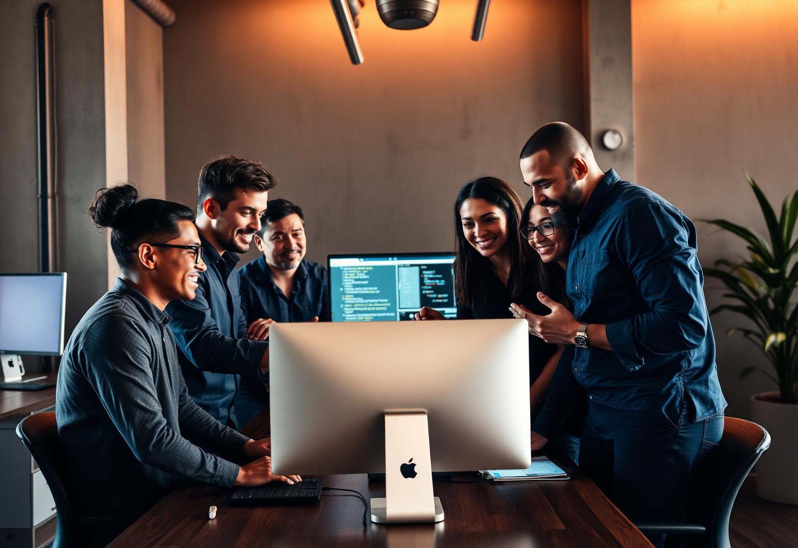Tecziq engineering team collaborating