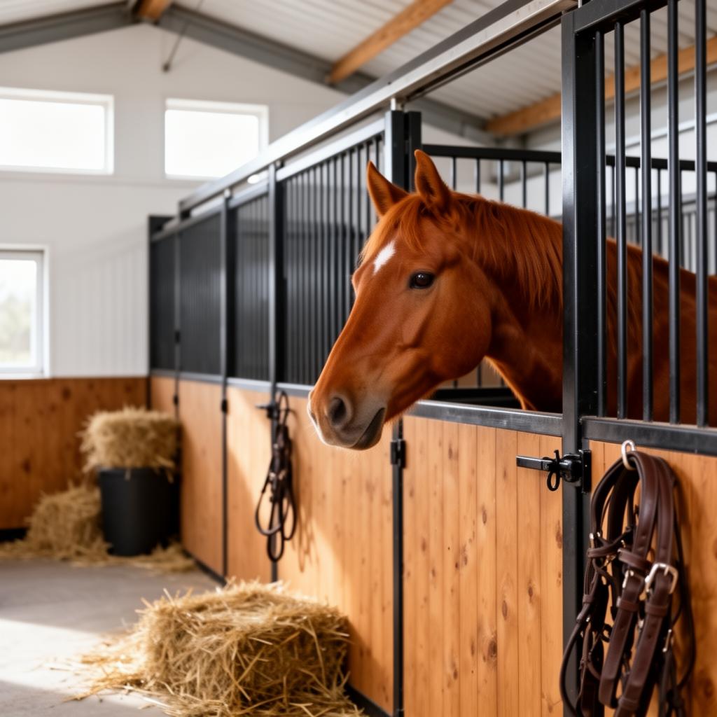 Equinem , abstract illustration evoking stable management