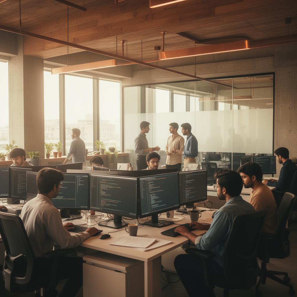 Tecziq dedicated engineering team working from an India office